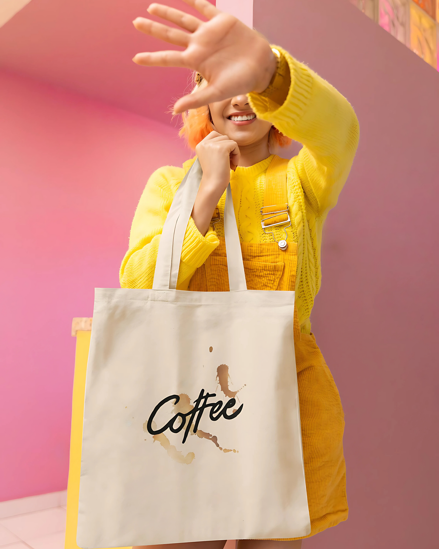 Coffee lover Tote Bag Unisex Tote Bag-15"X17" EcoRich Bag