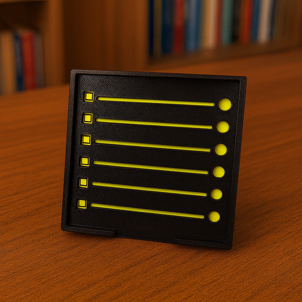 Sticky Notes Stencil Dispenser One Pad Sticky Notes Compatible with 3x3 Inch Notes Including PostIt Notes