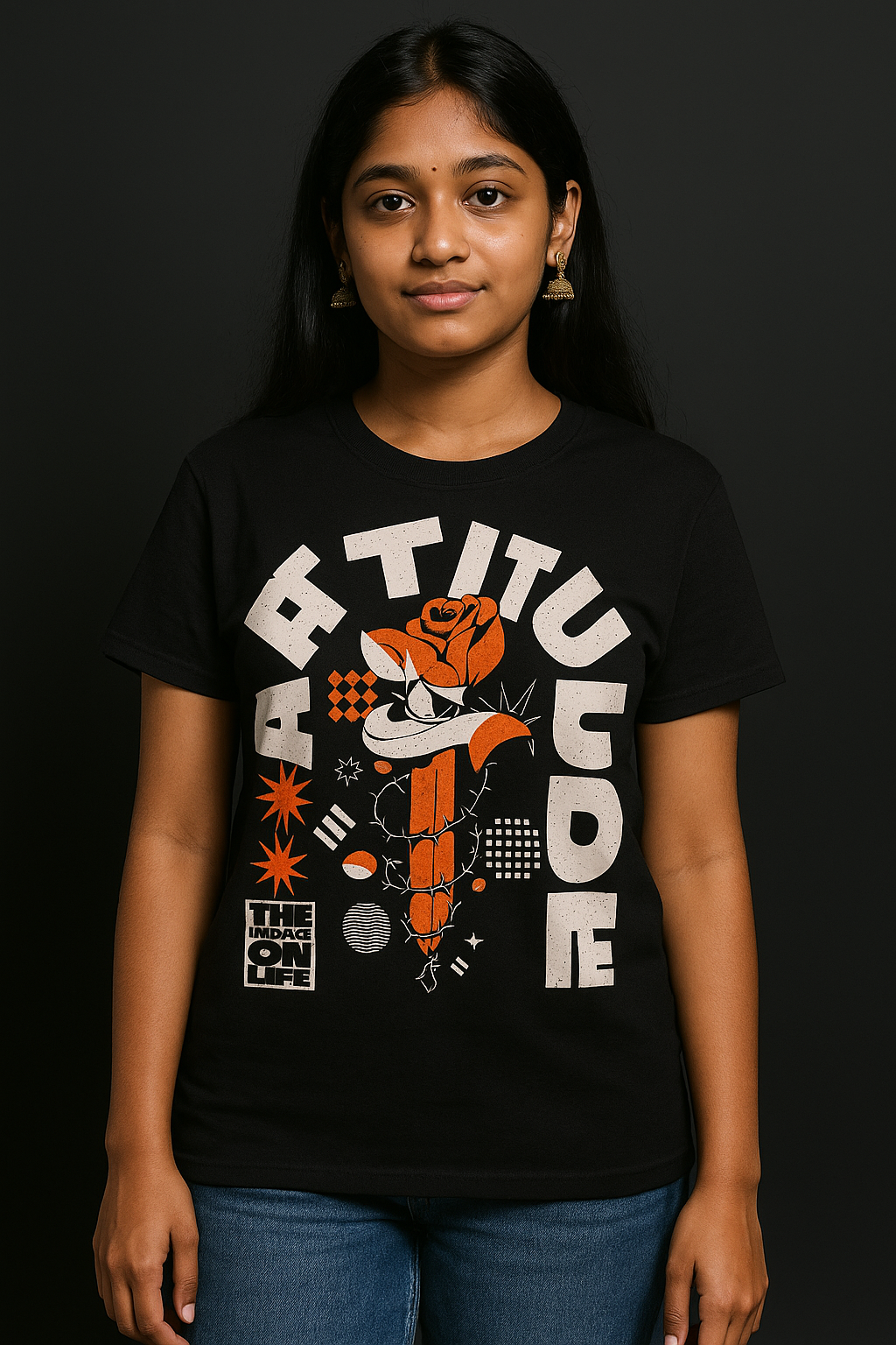 Attitude – Gritty Urban Typography Graphic (Digital Download)