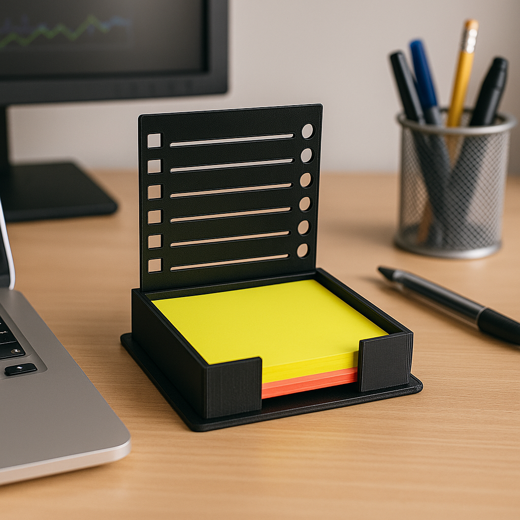 Sticky Notes Stencil Dispenser One Pad Sticky Notes Compatible with 3x3 Inch Notes Including PostIt Notes